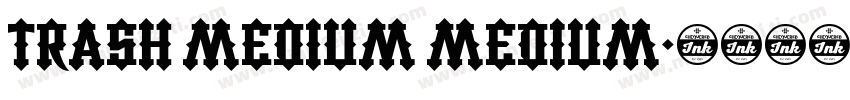 Trash Medium Medium字体转换